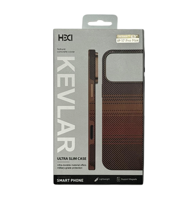 Чехол Kevlar for IP 17 Pro Оранжевый Закрытый