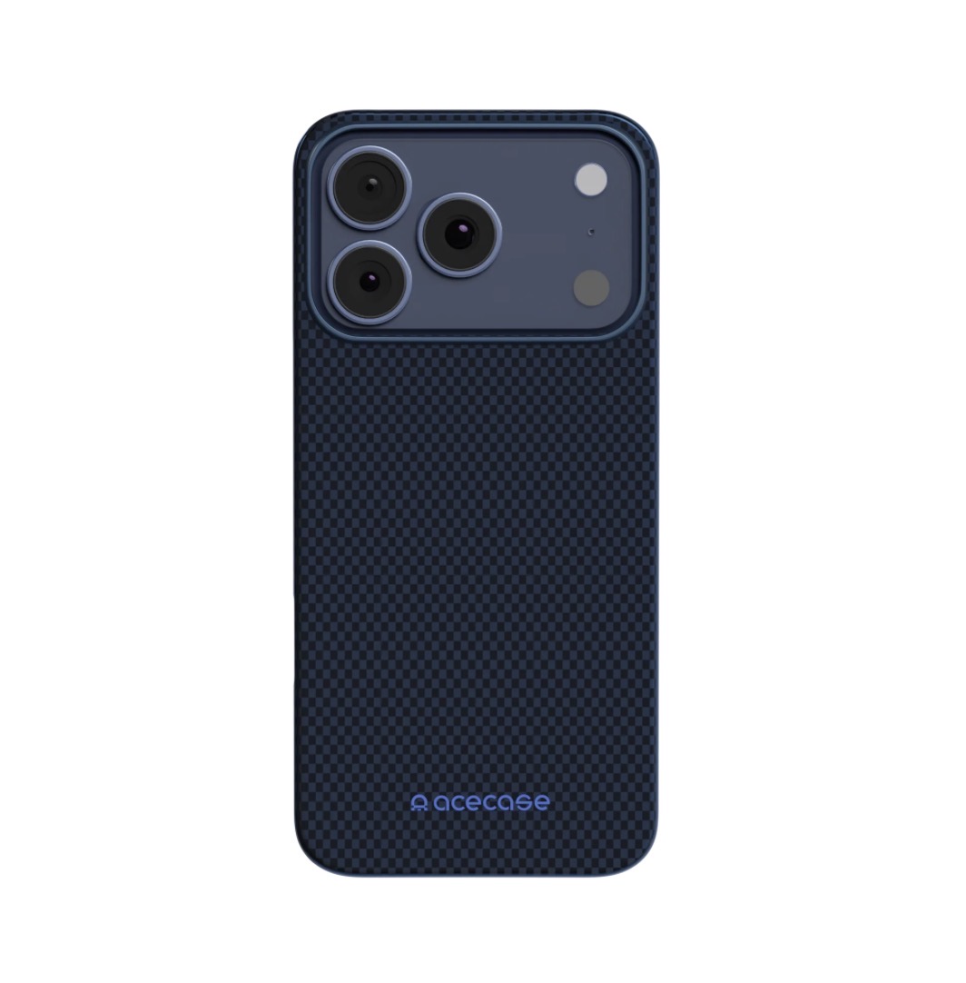 Чехол AceCase Kevrox Эстетик for iPhone 17 Pro Blue