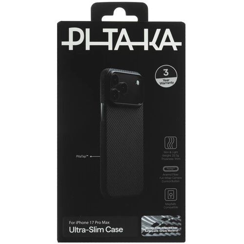 Чехол Pitaka for IP 17 Pro Чёрный Открытый
